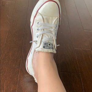 White converse shorelines.